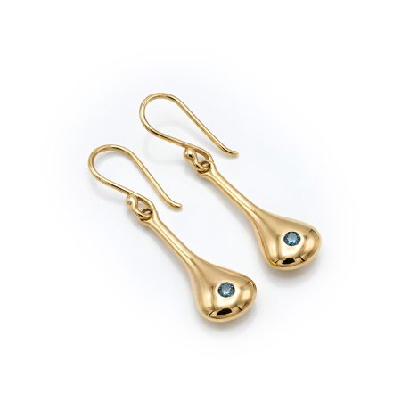 Diamond Dew Drop Earrings