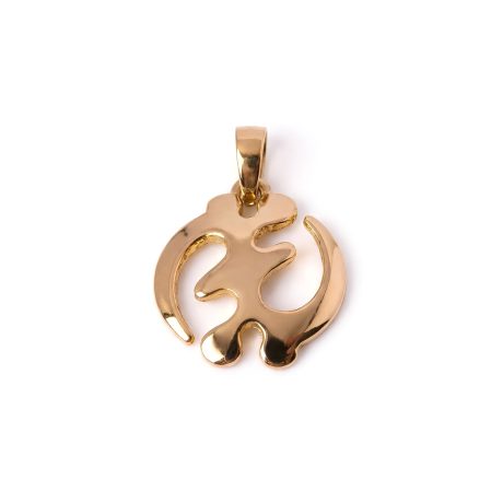 Domed Gye Nyame Pendant