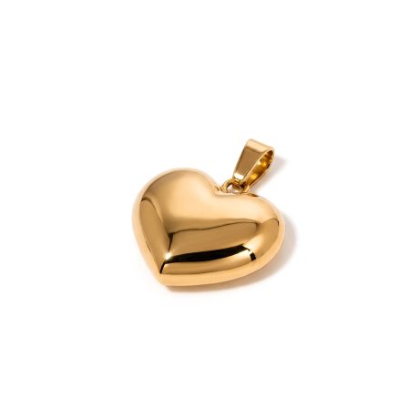 Domed Heart Pendant