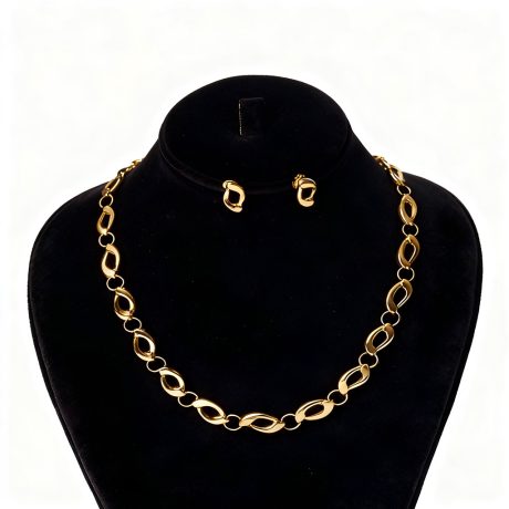 Eclipse Necklace with earrings