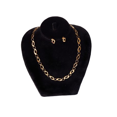 Eclipse Necklace with earrings