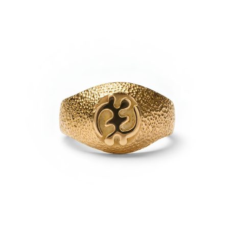 Gye Nyame Crest Ring