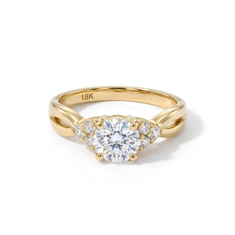 Halo Pave Twist